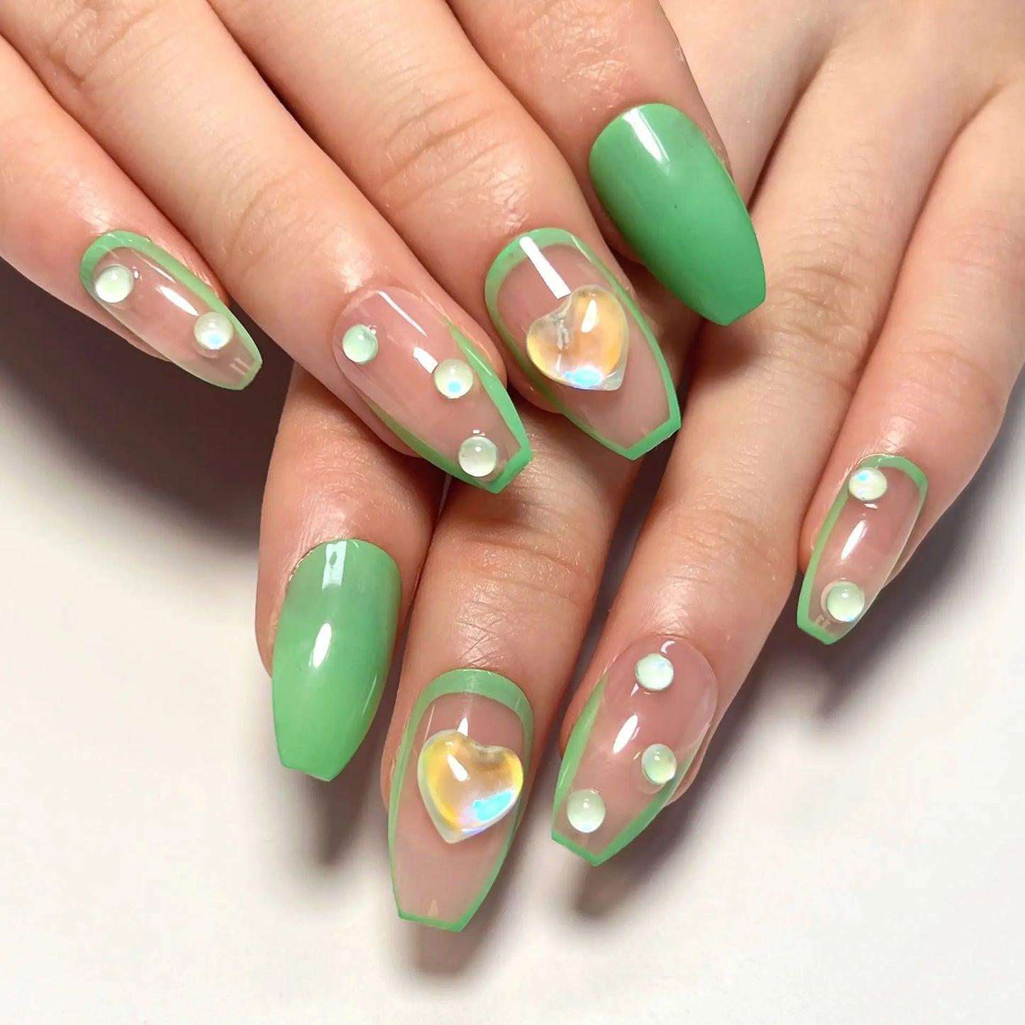 High Quality Luxury Designed Reusable Printed False Nails Short Custom Acrylic Press on Nails Artificial Nails for Woman