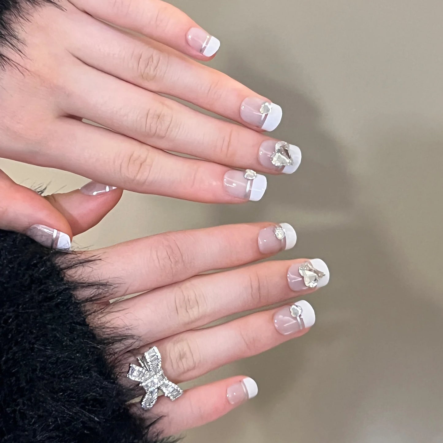 High Quality Luxury Designed Reusable Printed False Nails Short Custom Acrylic Press on Nails Artificial Nails for Woman