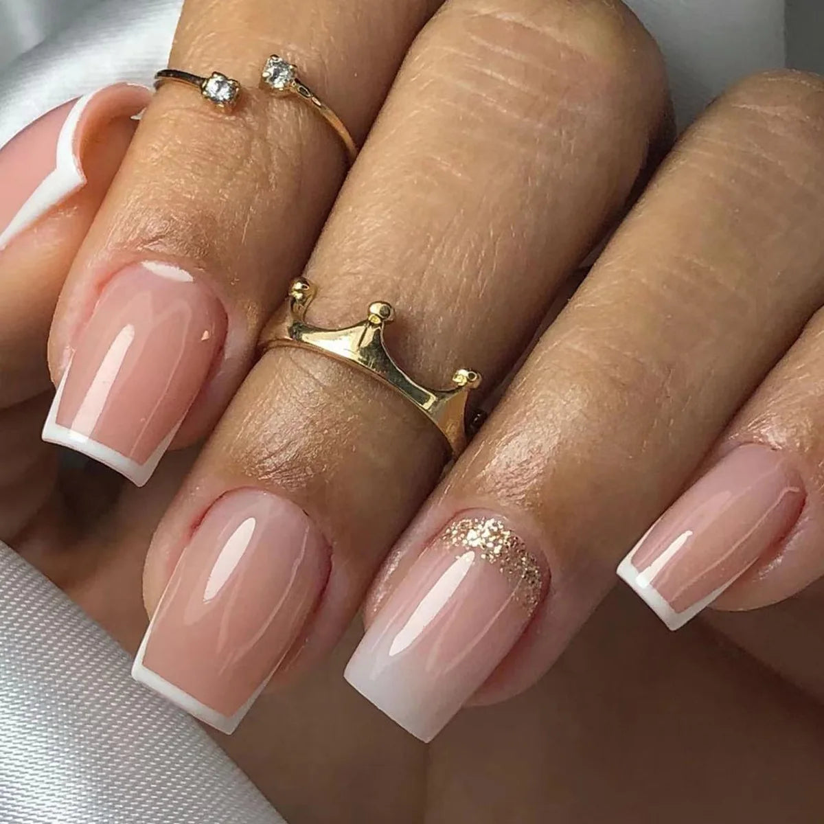 High Quality Luxury Designed Reusable Printed False Nails Short Custom Acrylic Press on Nails Artificial Nails for Woman
