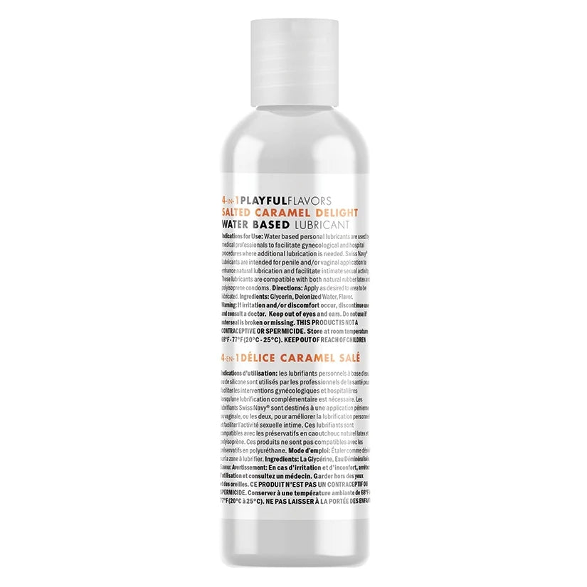 Swiss Navy 4 in 1 Playful Flavors-Salted Caramel 1oz