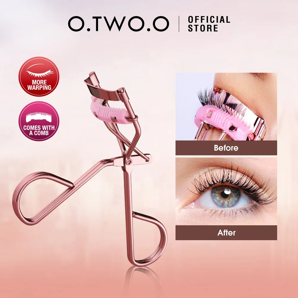 O.TWO.O Eyelash Curler Mini Portable Eyelash Curler Makeup Tool Portable Shaping and Lasting Curling Eyelash Clip Lash Curler