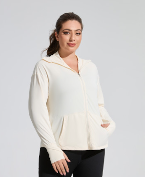 plus Size Sun Protection Coat Women Big Brim Raw Yarn Ice Silk Cool UV Proof Long Sleeve Riding Sun Protective Clothing