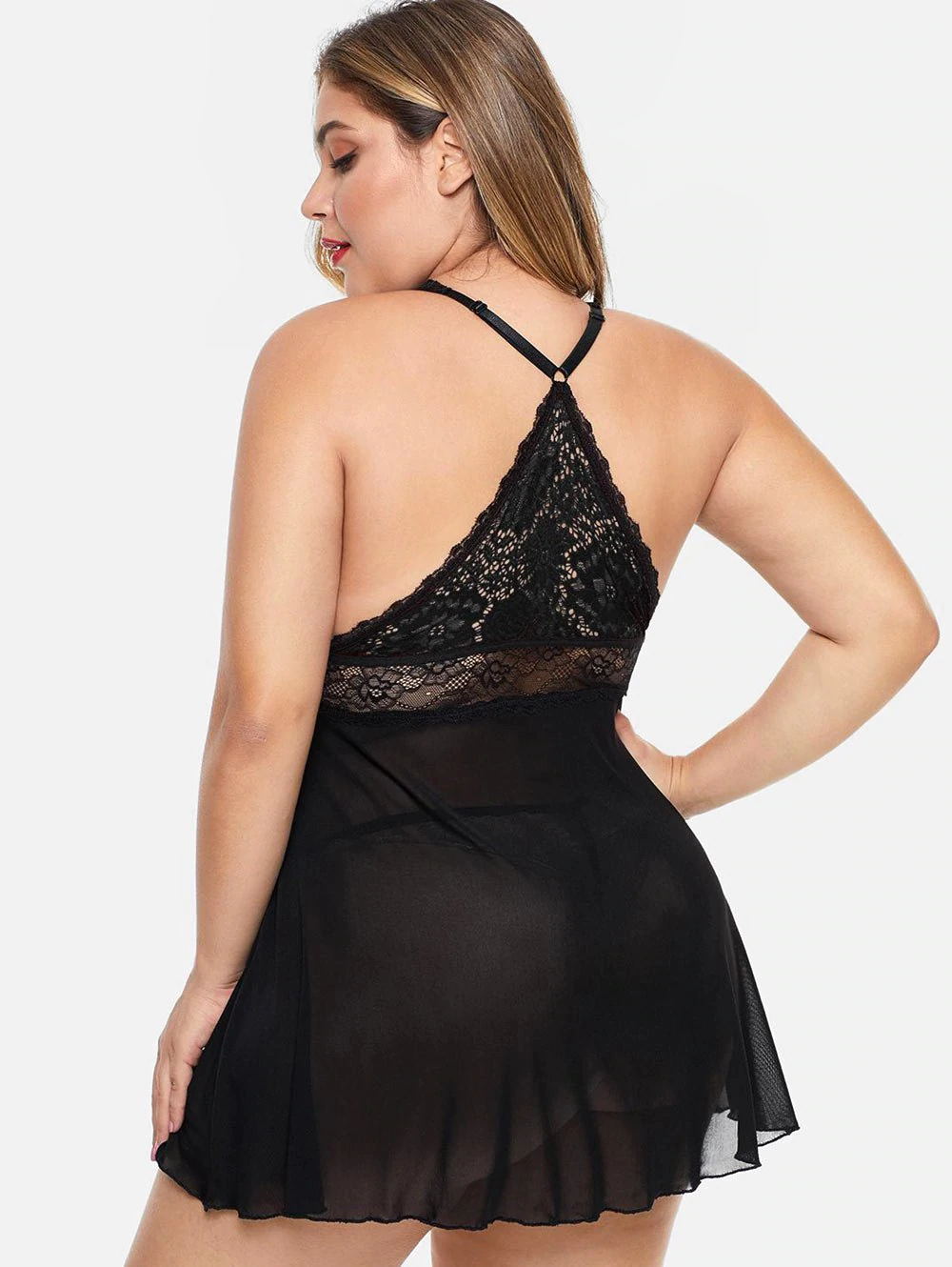 Plus Size Sexy Lingerie Women Sling Pajamas Woman Sexy Sling Nightdress