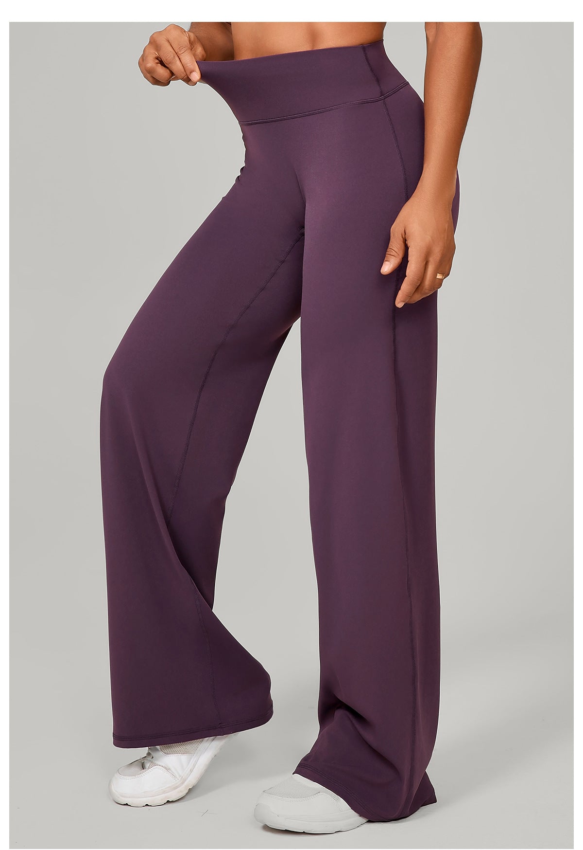 Autumn Sand Pilates Straight Yoga Pants All Match Loose Wide Leg Pants Running Sports Fitness Hip Showing Trousers