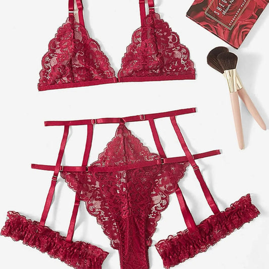 Plus Size Women Sexy Underwear Lace Stitching Sexy Flirting Temptation Comfortable Sexy